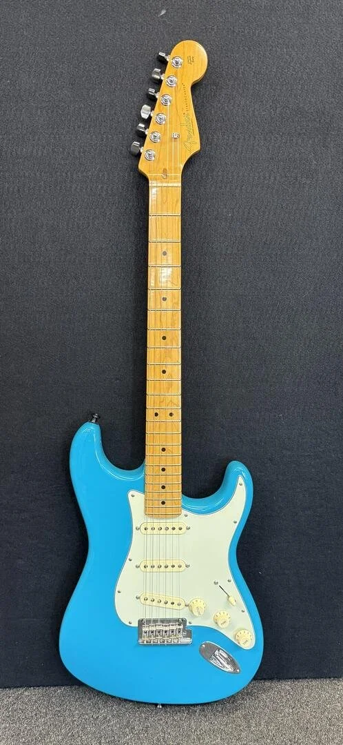 Used Fender American Pro II Stratocaster- Miami Blue with hard case