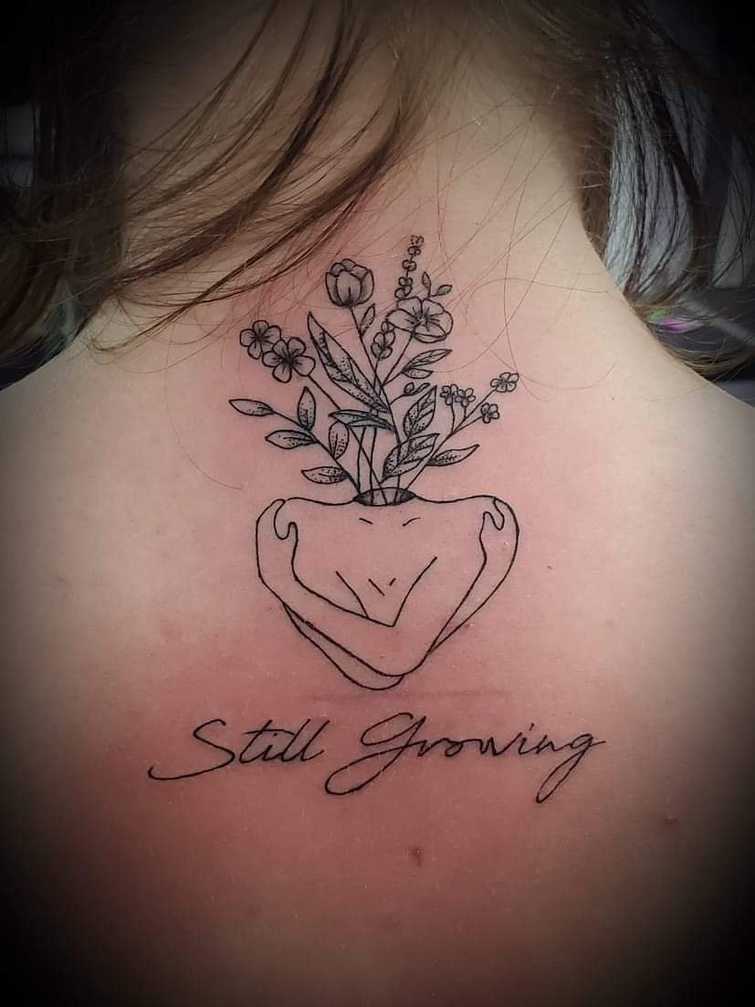I love this tattoo to demonstrate growth! | Small tattoos, Minimalist tattoo,  Tattoo designs