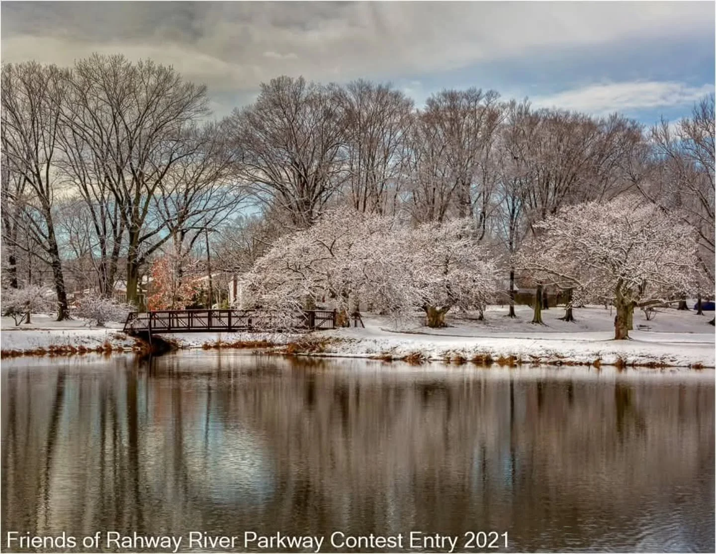 Seven days until Christmas, and we'd love our parks to have a magical dusting of snow, but we'll settle for this snowy, quiet scene from Nomahegan Park, captured by David DesRoches. 💚

It's not too late to enjoy monthly scenes of our parks through o