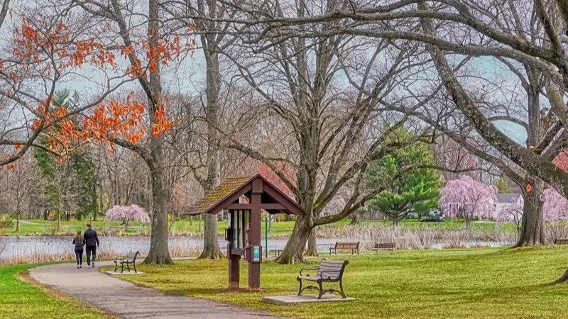 🌿 Hello, March! 🌸

As we turn the page in our 2026 Rahway River Parkway Calendar, we&rsquo;re greeted by this beautiful scene, "Walk in Nomahegan Park," captured by Joe Manzella.

Bare branches still stretch across the sky, holding onto w