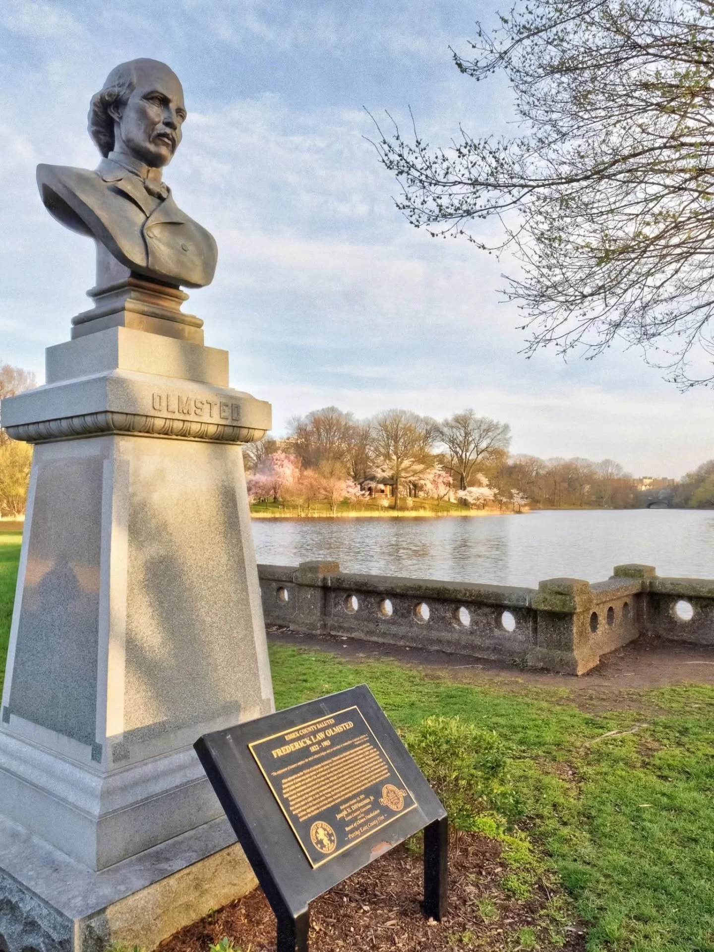 Frederick Law Olmsted &amp; the Legacy of Branch Brook Park 🌸

Long before the breathtaking blooms we admire each spring, the vision for Branch Brook Park began with one of America&rsquo;s most influential landscape architects, Frederick Law Olmsted