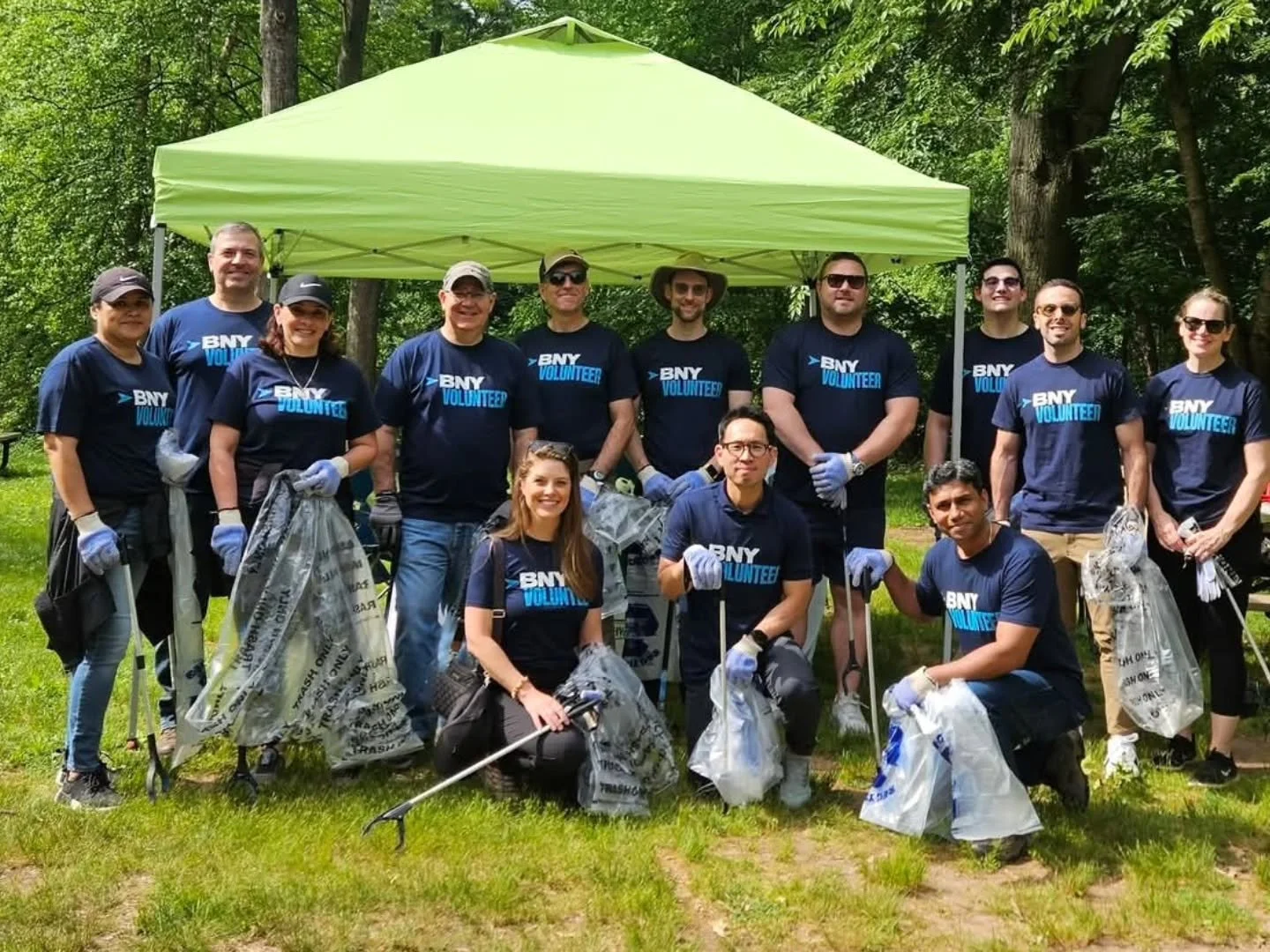 Yesterday, we were joined by an incredible team of volunteers from BNY for a day of service at Rahway River Park. 🌳

Volunteers from BNY offices throughout the New York Metro area joined us for a park cleanup. After keeping a close watch on the fore