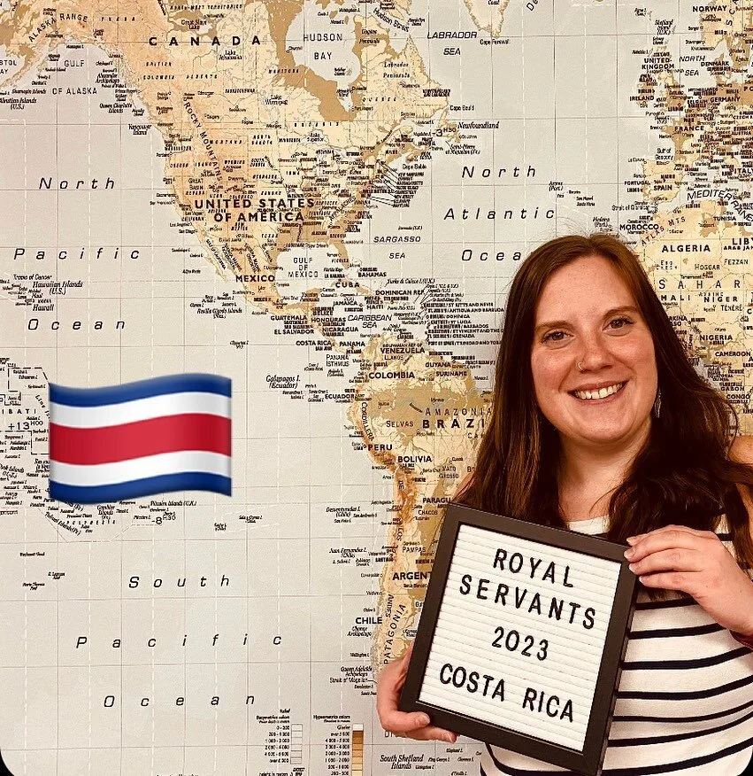 I&rsquo;m going to Costa Rica!! 

I&rsquo;m super excited to be traveling with @royalservants again, this time to a new country and in a new role! 🥳🤩 

I leave in 24 days for Training Camp! 

If you want to help me pack, Amazon wishlist link is bel