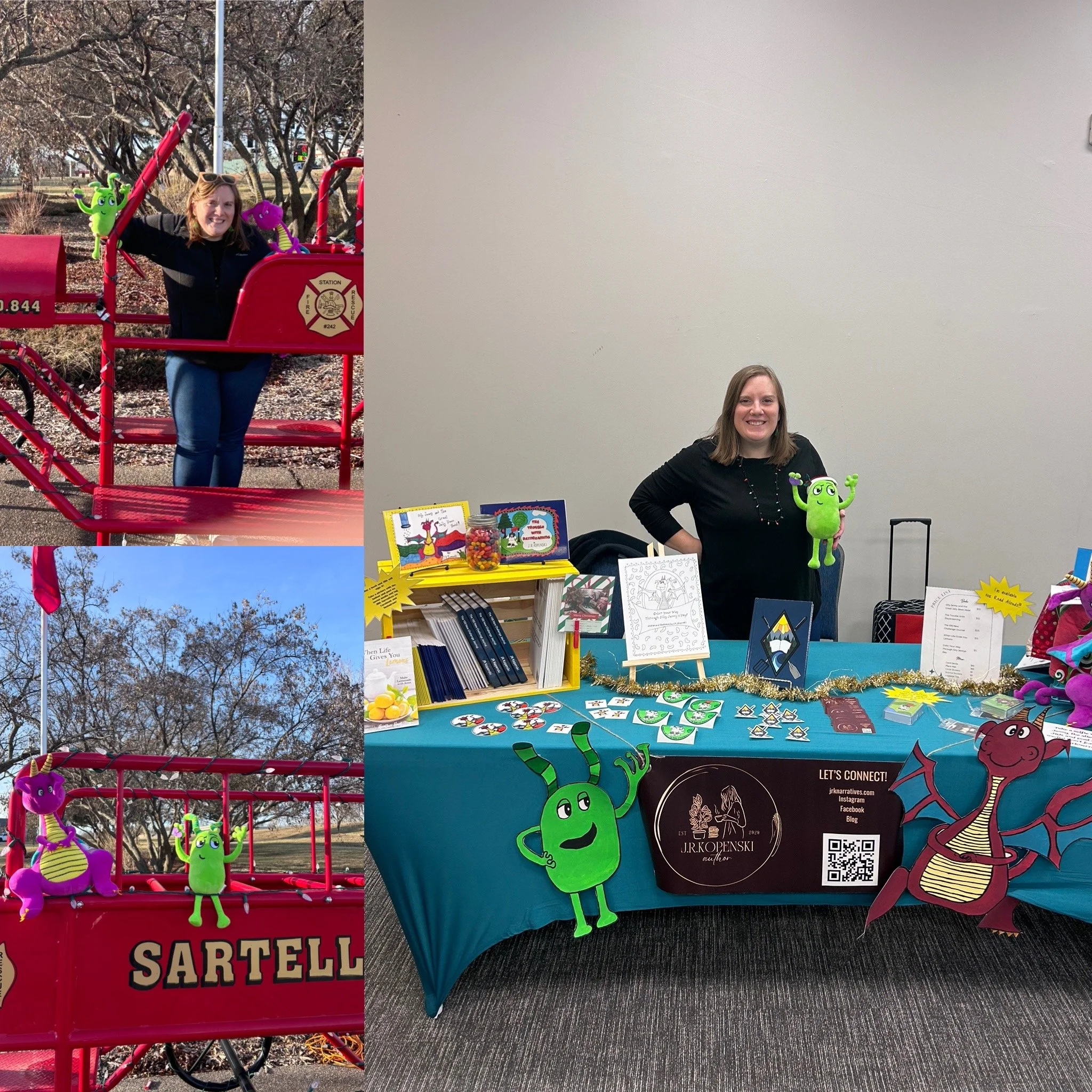 At our 2nd Minnesota vendor event in Sartell. Found a cute little photo op too! 