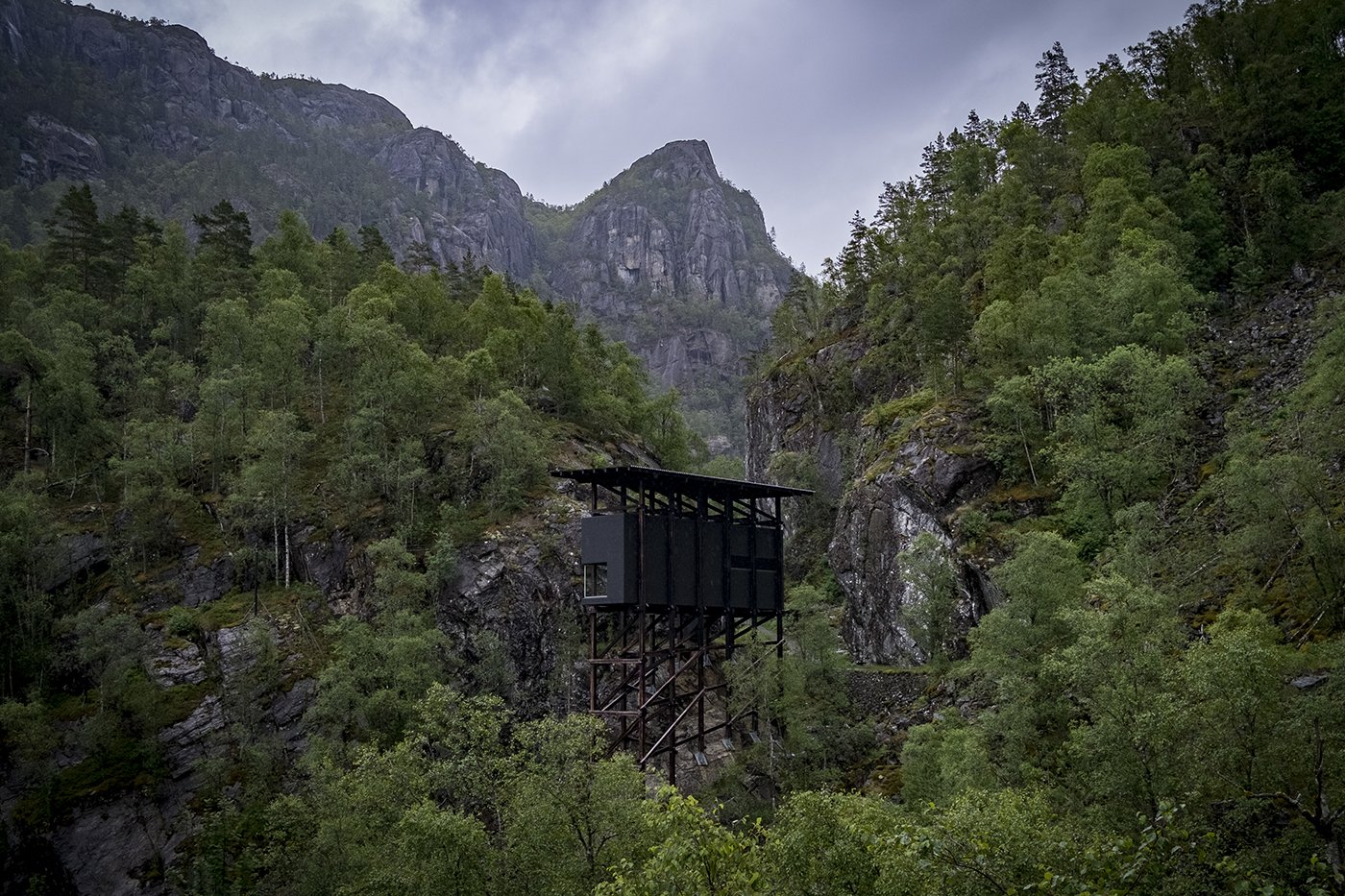 Zinc Mine Museum by architect Peter Zumthor. Norway, 2020.