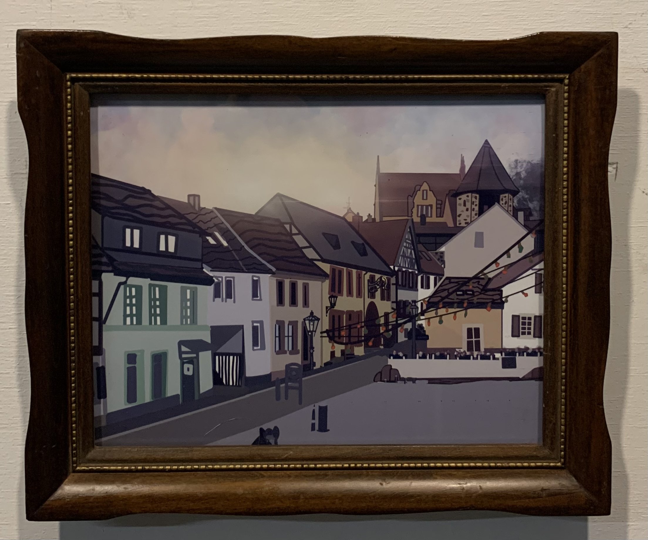 German Village Drawing