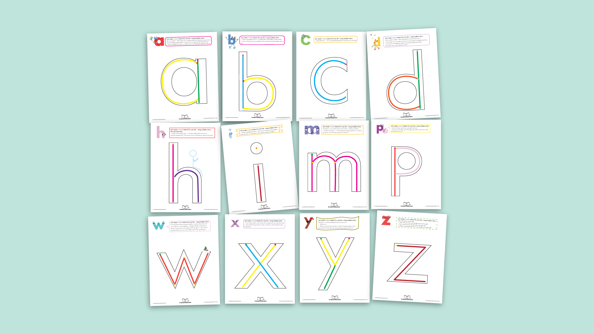 abc's Tracing Sheets - DIGITAL