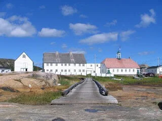 Moravian Mission and ancient funerary monument in Labrador