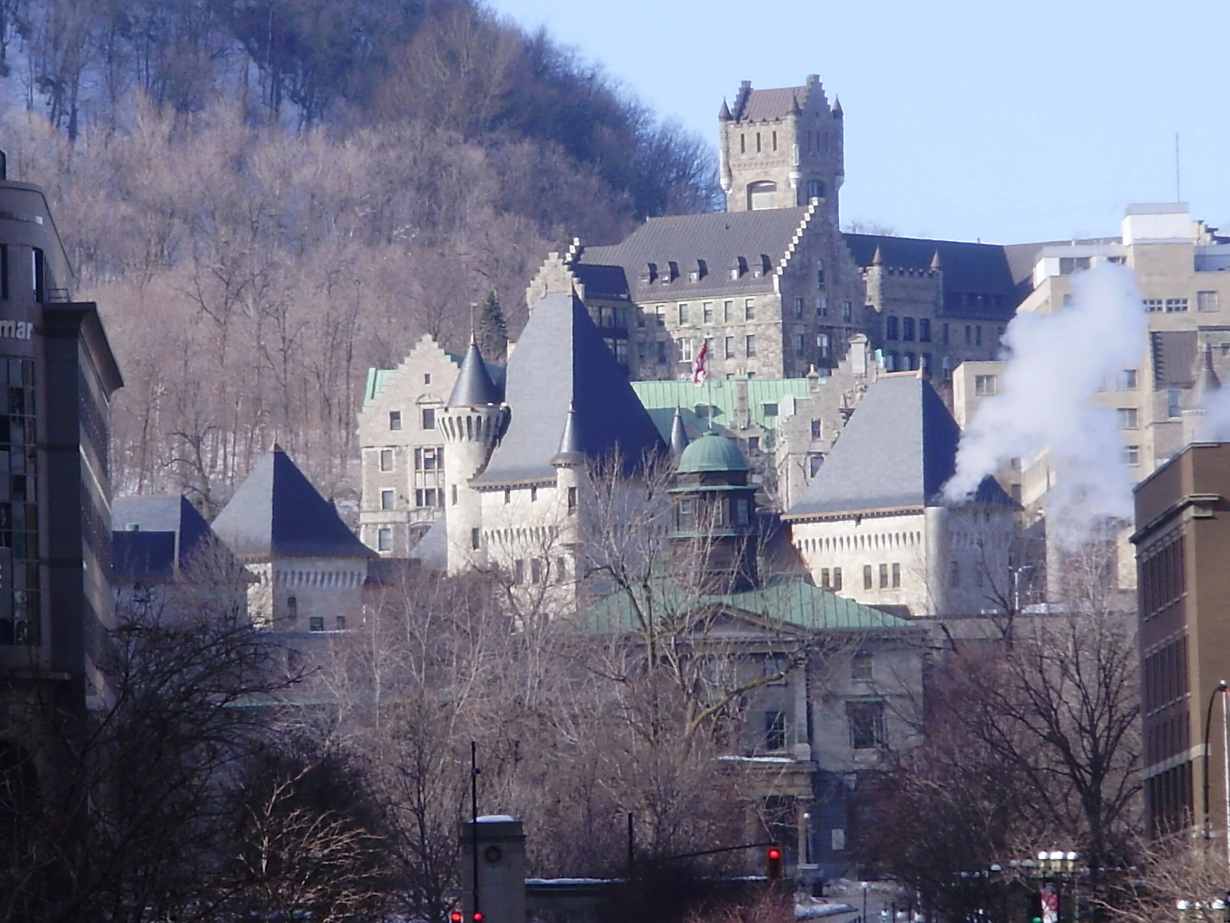 Venerable buildings of vieux Montreal