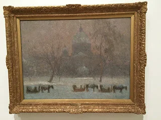 Maurice Galbraith Cullen's wintry image of Montreal