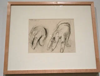 Churchill's hands