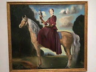 Dali's Equestrian Fantasy later married Lord Beaverbrook