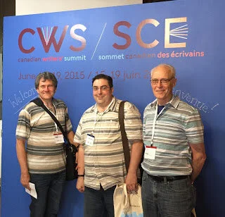 Men in Stripes -- Canadian Writers' Summit at Harbourfront