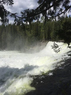 Dawson Falls in Wells Gray Park