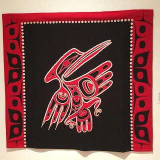 Button Blanket and Mask: Dorothy Grant and Robert Davidson