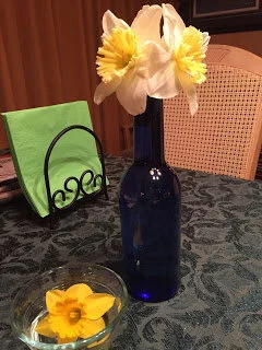 Broken daffodils bring joy and memory