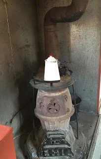 Quebec heater in the caboose evokes warm memories