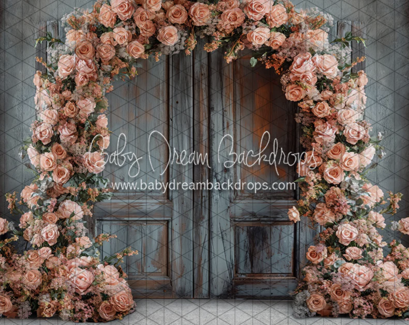 Peachy Floral Arch