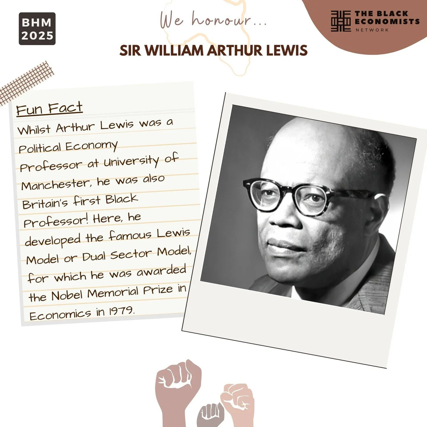 📢 Black History Month Spotlight: Saluting pioneering  Black economists of the present and past!

This October, we honour Sir William Arthur Lewis - a trailblazing economist whose groundbreaking work reshaped global understanding of development and i
