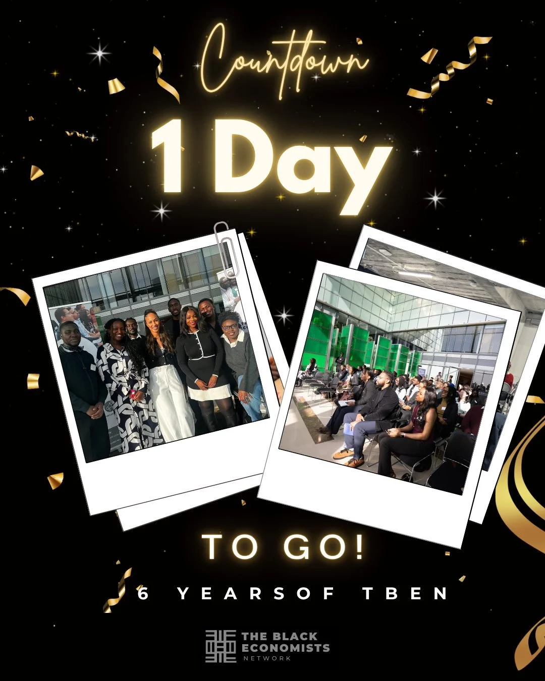 Tomorrow we celebrate 6 years of TBEN 🖤
 Six years of building, connecting, and showing what&rsquo;s possible when community leads.
If you haven&rsquo;t grabbed your ticket yet, this is your last chance to join us for an evening of 
connection, conv