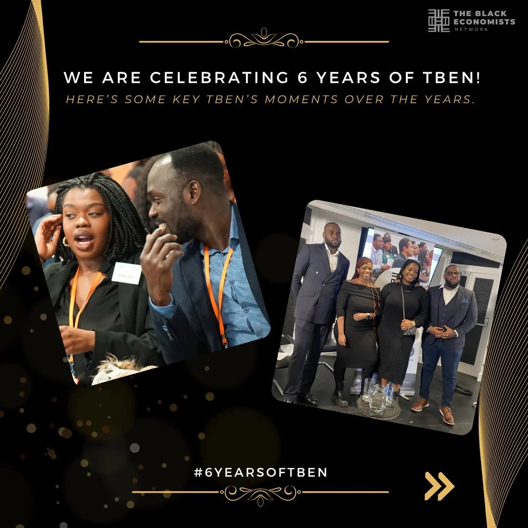 Happy 6th Anniversary to us! 🎉

Six years ago, we set out to create a space that connects, uplifts, and celebrates African &amp; Caribbean economics professionals, and what an incredible journey it&rsquo;s been! 

We&rsquo;re so grateful to our amaz