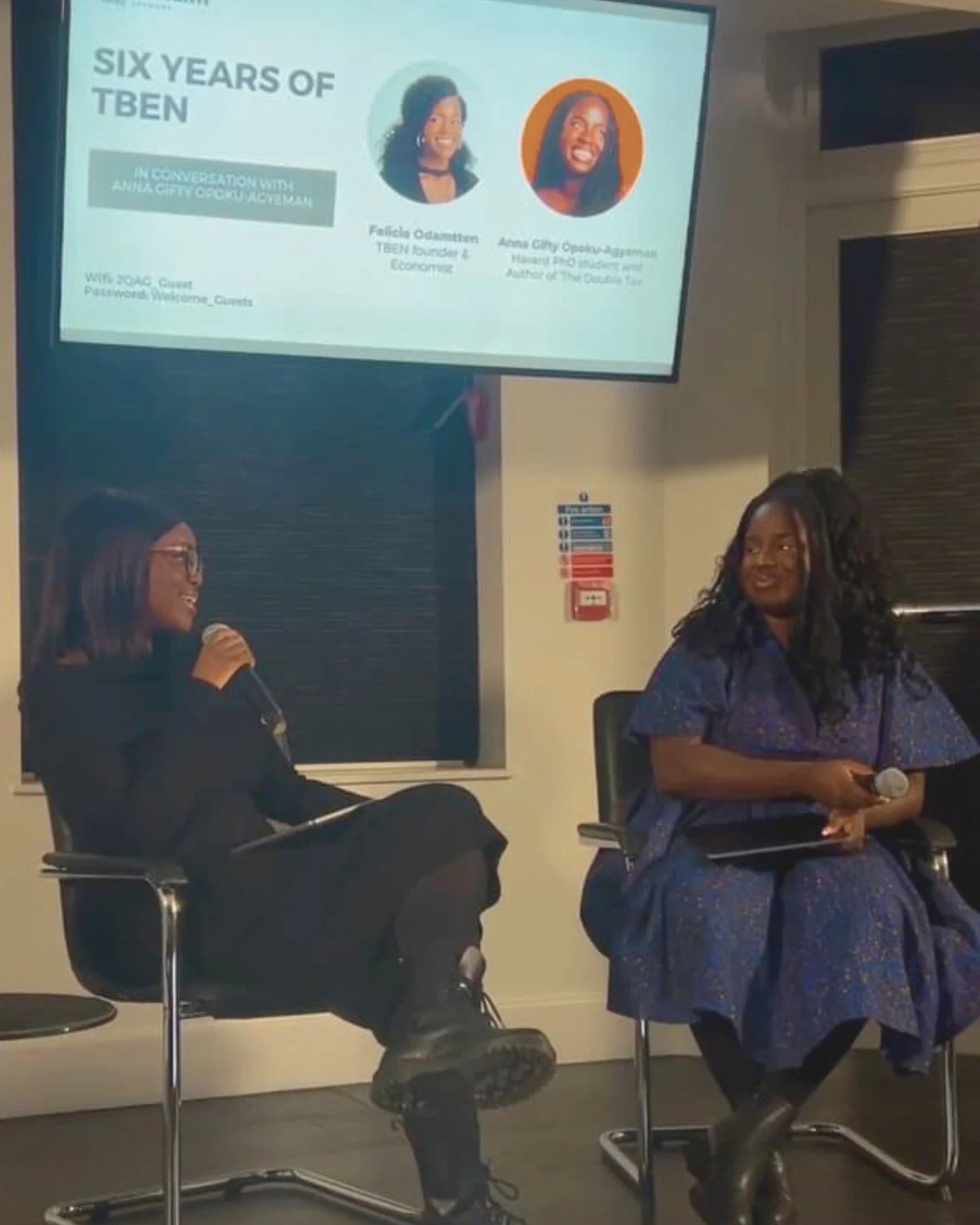 🎉 We celebrated our 6-year anniversary!

Last week, we marked six years of The Black Economists Network (TBEN) with a special event featuring @itsafronomics , an evening filled with connection, reflection, and laughs.

This event felt especially mea