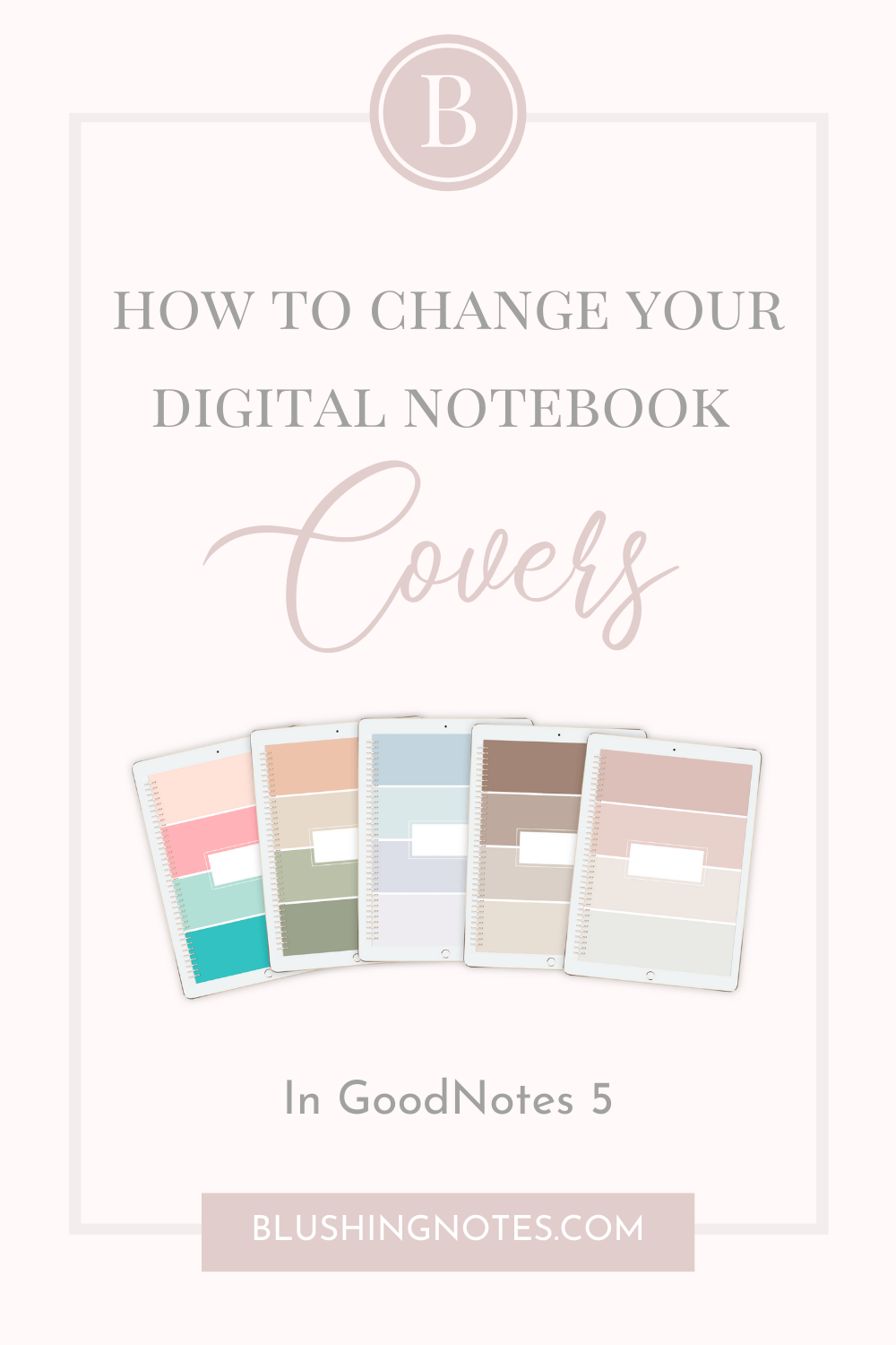 Create notebook covers for goodnotes in procreate app volstart