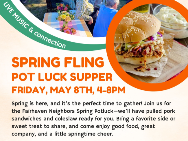 SPRING FLING at FAIRHAVEN PARK! FRIDAY, MAY 8th!