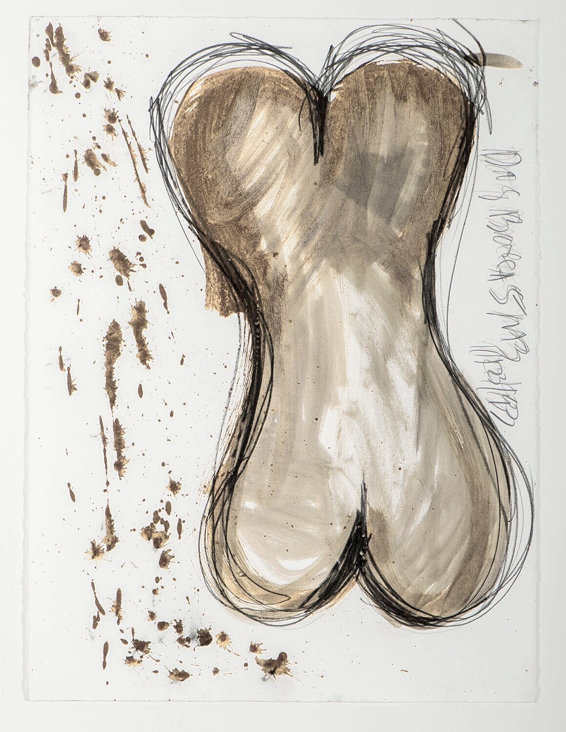 Dog Bone Series: Ink and Iron Oxide