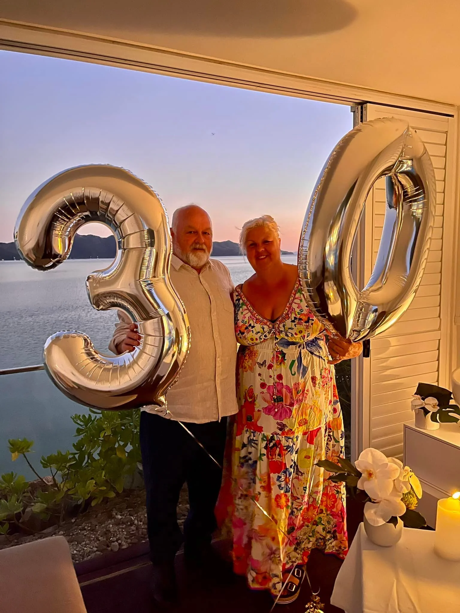 30 years married &amp; 34 together 
. Life just keeps getting better &amp; we keep getting more grateful for every magical moment we share together .