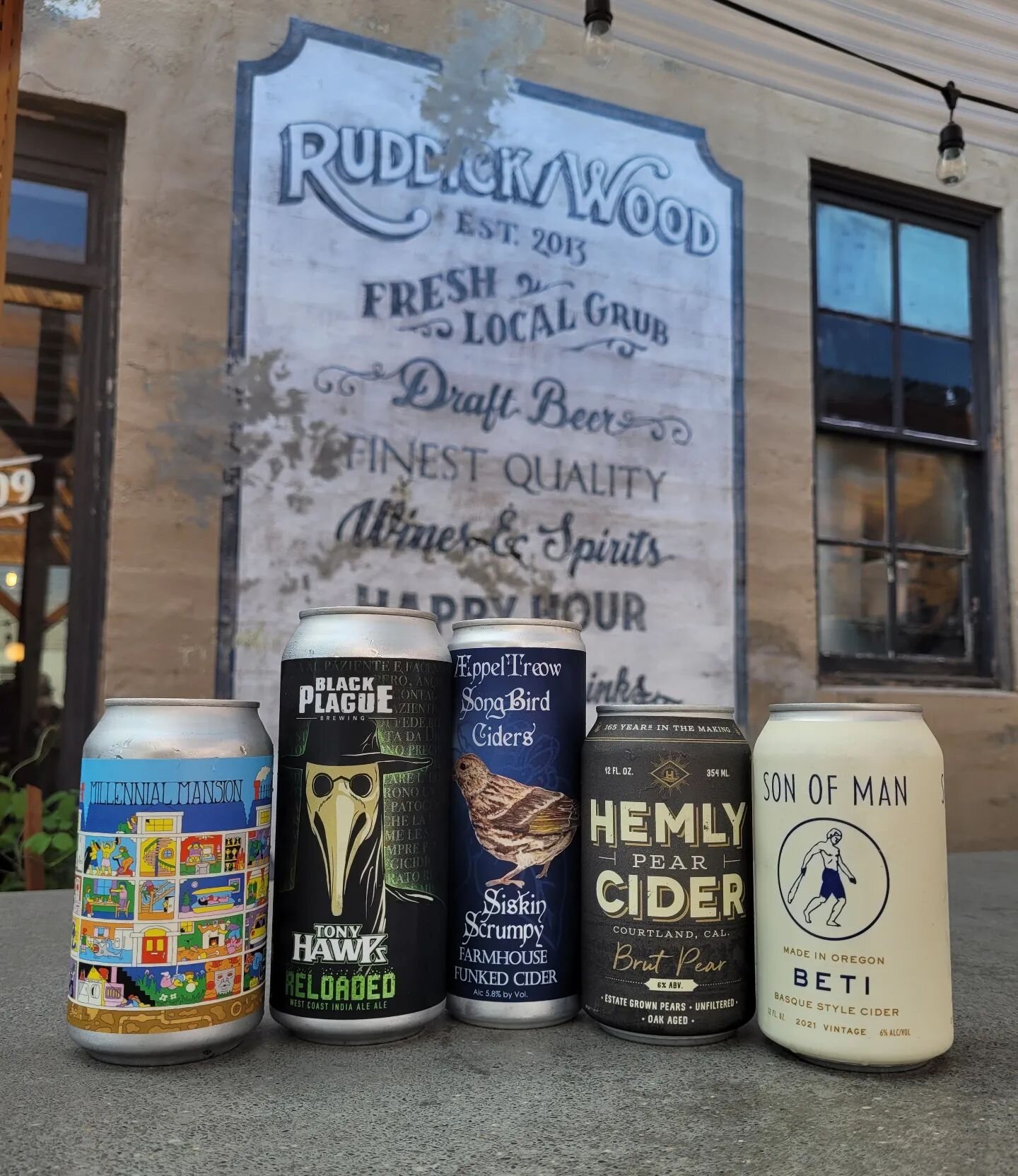 For all you beer and cider fans out there, we can't add taps but luckily folks like @upstandingdistro offer us a lot of amazing options in cans and bottles. 

Pop in and check out our expanding beer and cider list, starting off with these gems from @