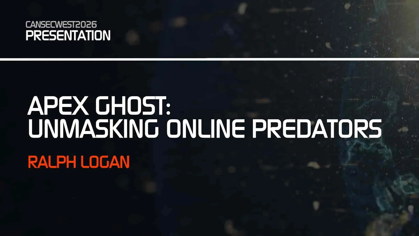 Apex Ghost: Unmasking Online Predators