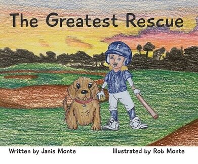 The foundation is proud to announce the release of The Greatest Rescue❤️⚾️🐶💙. In collaboration with author @janiswrites2, illustrator @robmonteart, and special assistant @lulullamasadventures, this labor of love can be purchased worldwide from vari