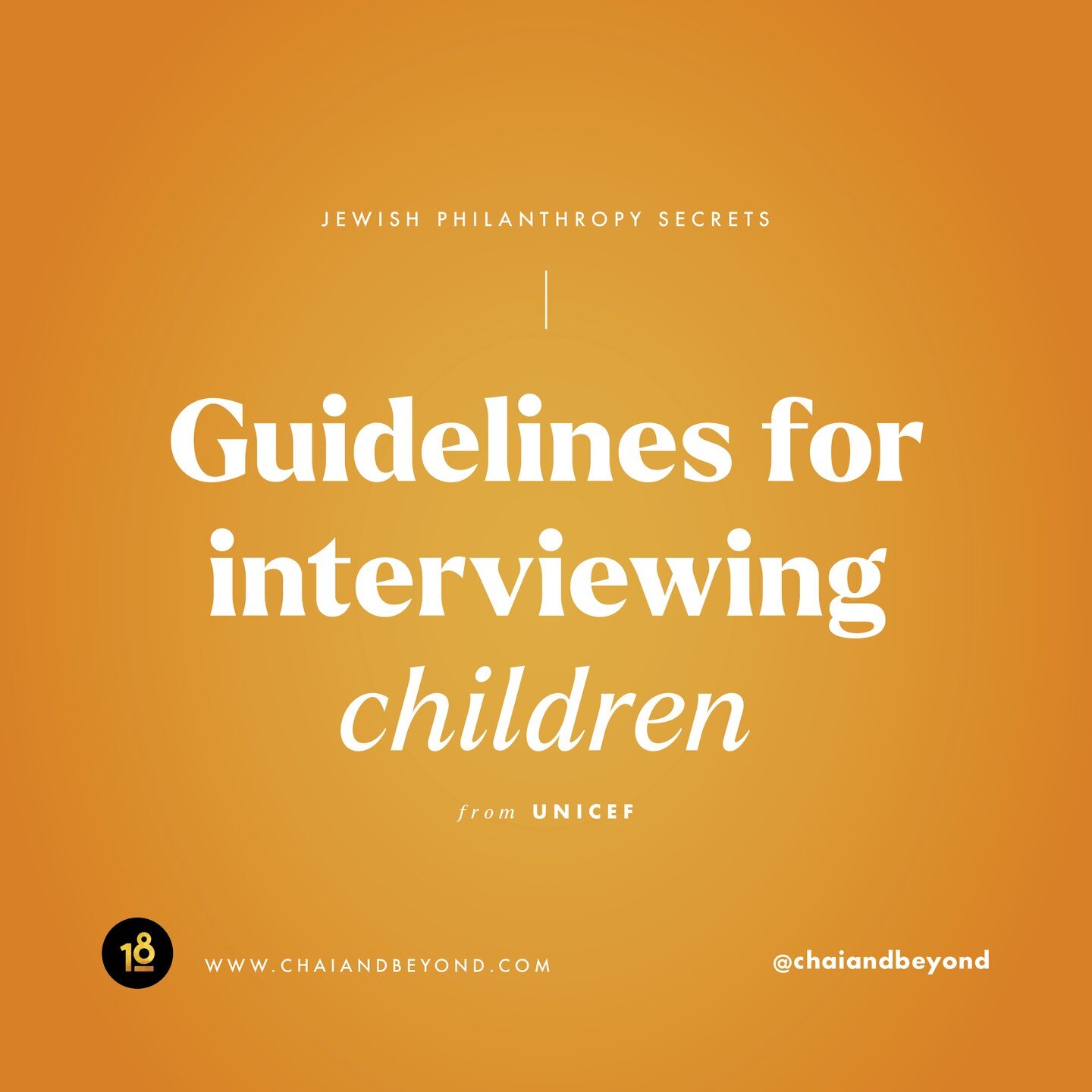 Interviewing children for fundraising purposes can turn into a storytelling narrative minefield. 

Follow these guidelines from UNICEF so that information is obtained in a safe and sensitive manner. 

.
.

#chaiandbeyond #presentation #presentationde
