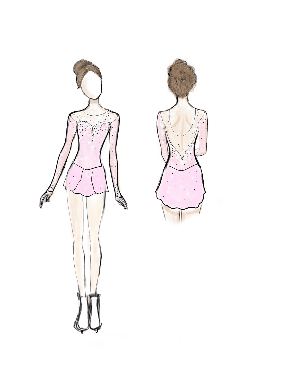 skater dress sketch THE WELL DRESSED SKATER