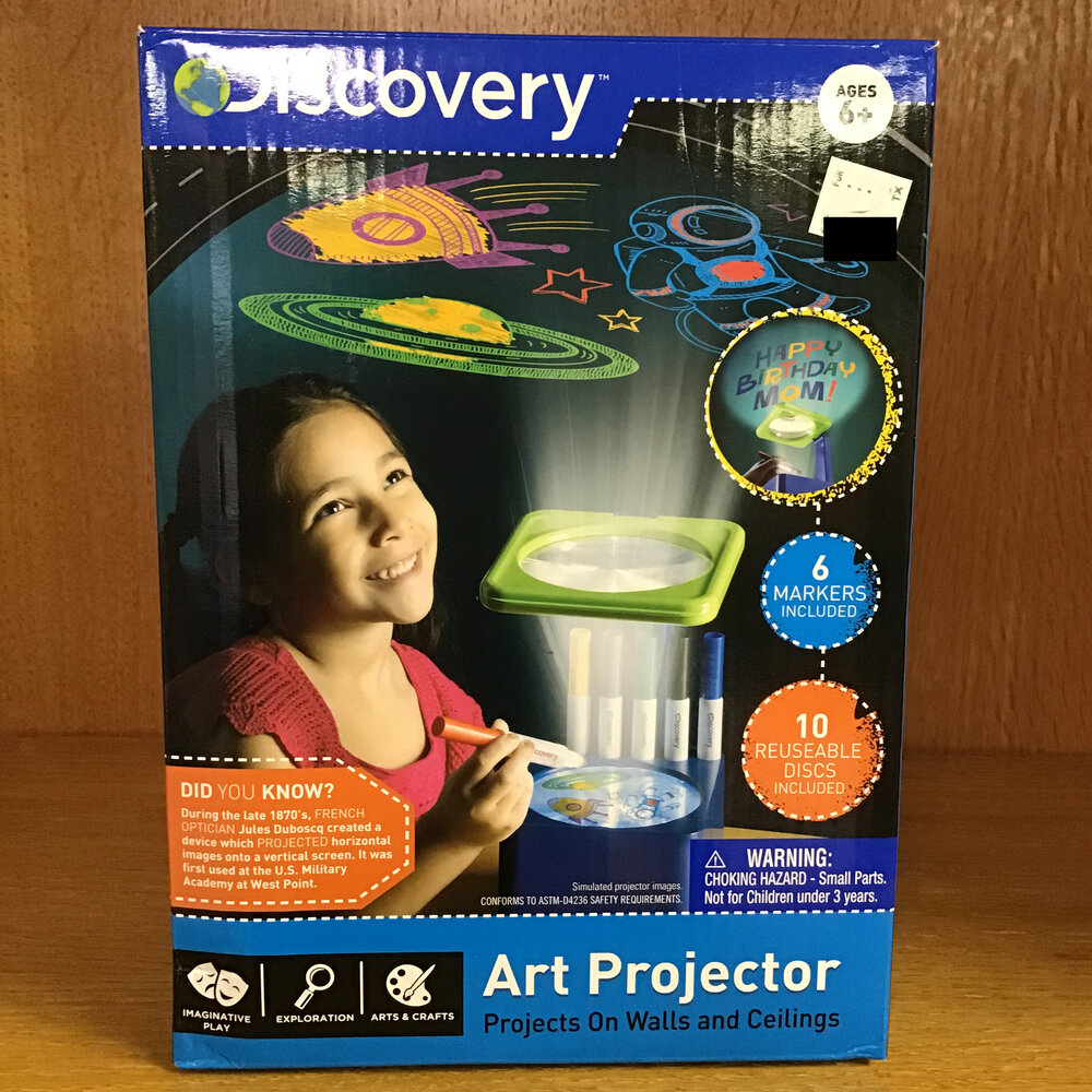 NEW Discovery Kids Wall and Ceiling Art / Sketch Projector with Markers