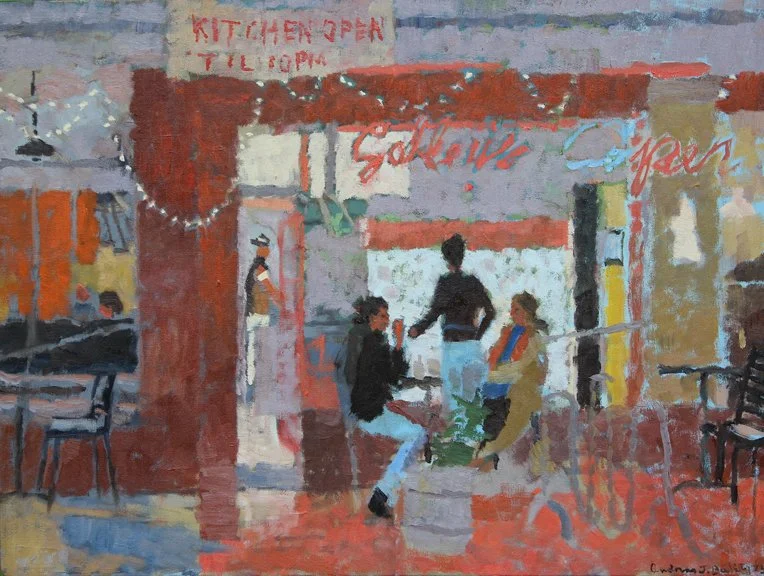 Galley Kitchen, 18" x 24", oil on canvas, 2025