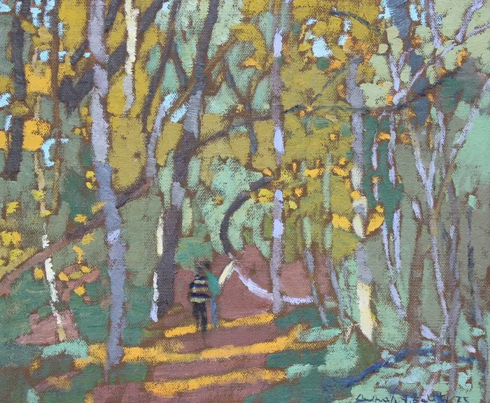 Paw Paw Trail, 10" x 12", oil on canvas, 2025