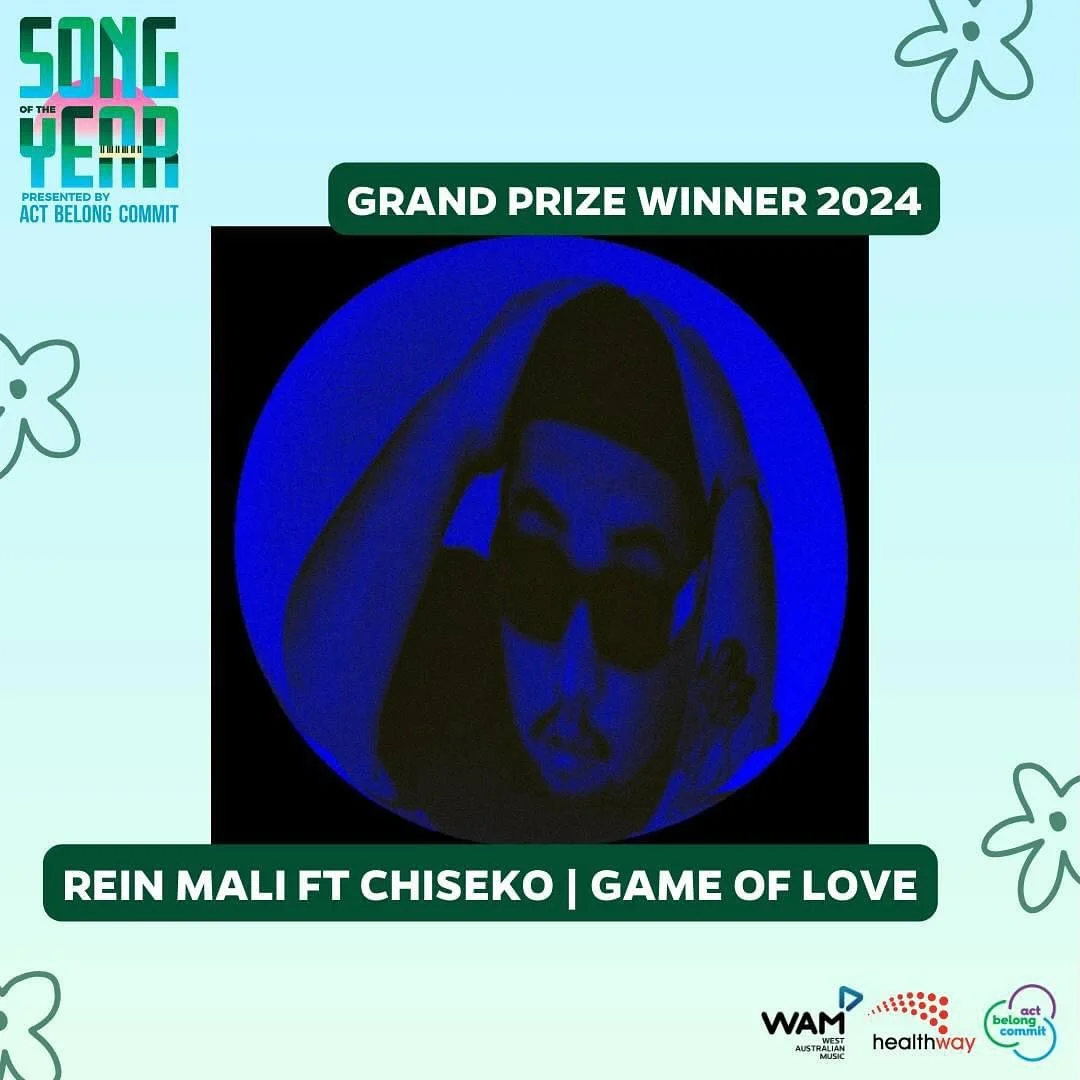 A huge congratulations to @rein.mali for taking out not only the R&amp;B category, but also the grand prize for Song Of The Year at this year&rsquo;s @wam_musicwa awards!! I&rsquo;m stoked to have mixed and mastered this track. So incredibly proud of