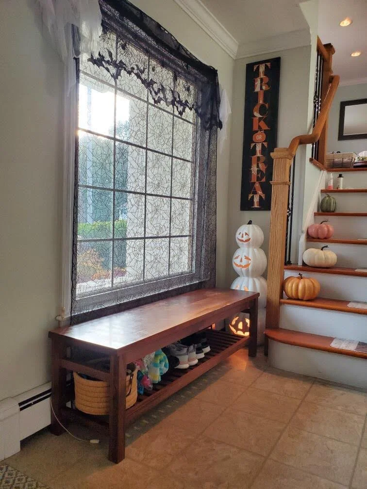 XII Walnut Entryway Bench