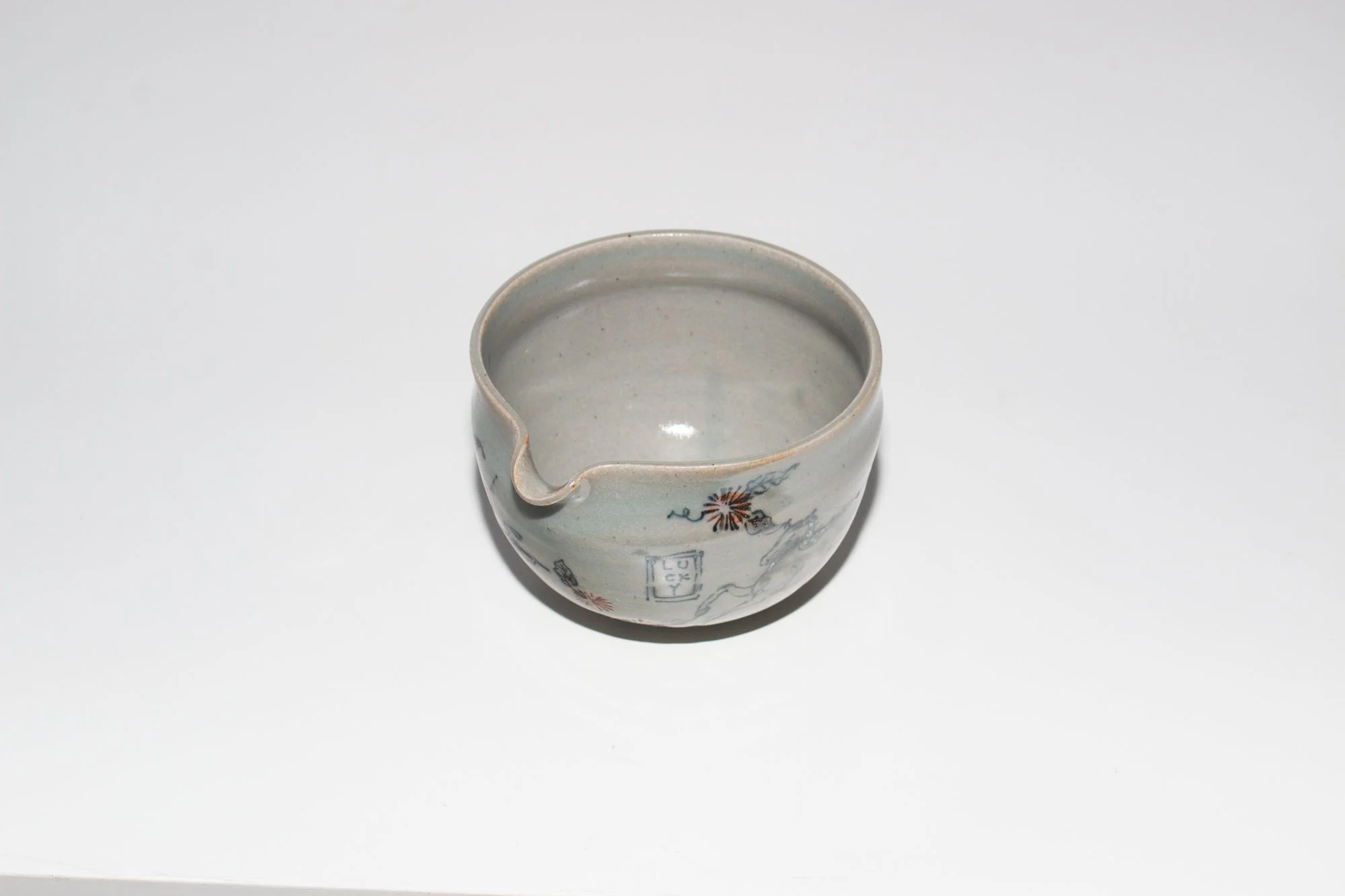 YEAR OF THE: HORSE RIM MATCHA BOWL CELADON NO1
