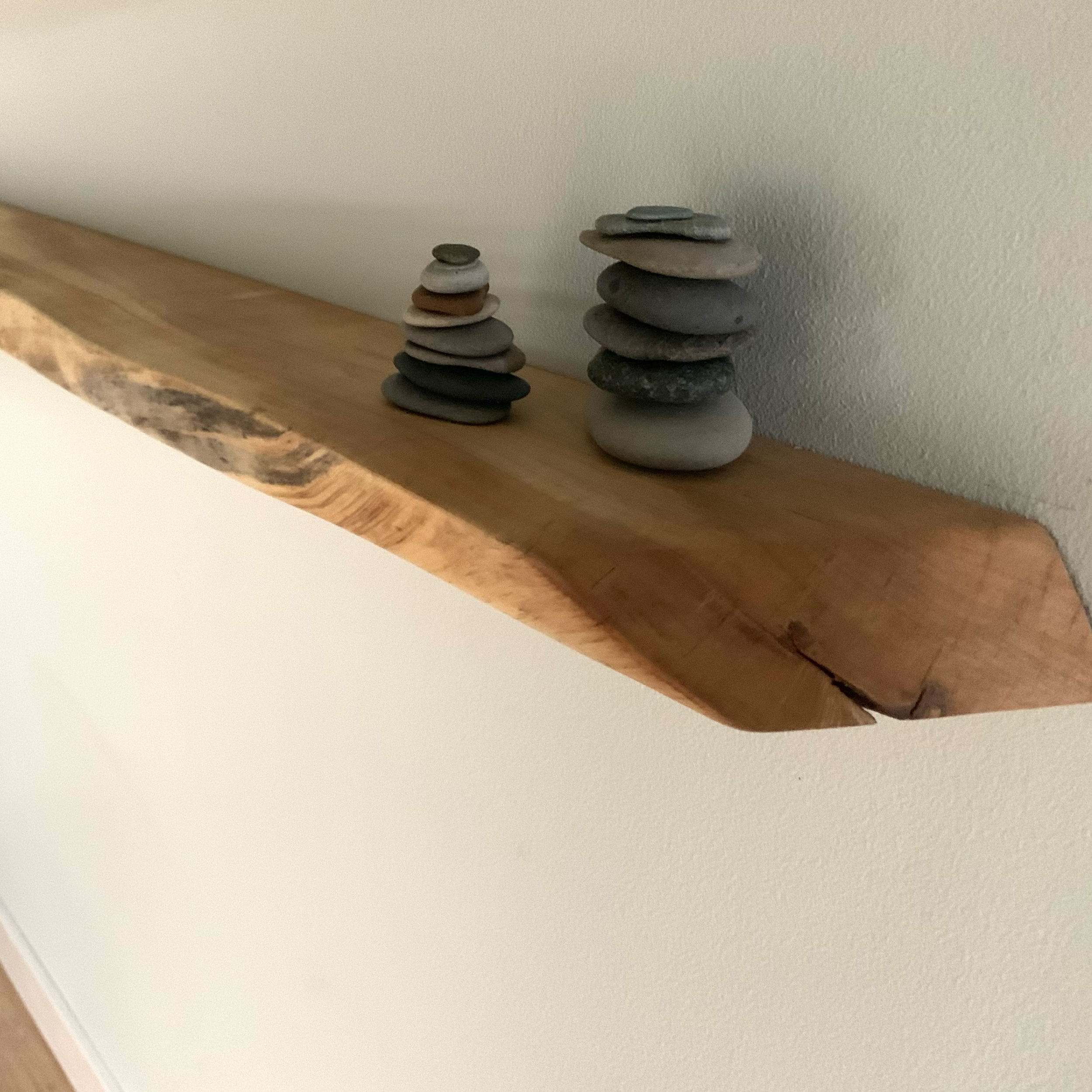 Design+Build: Silver Maple Live Edge Hallway Ledge