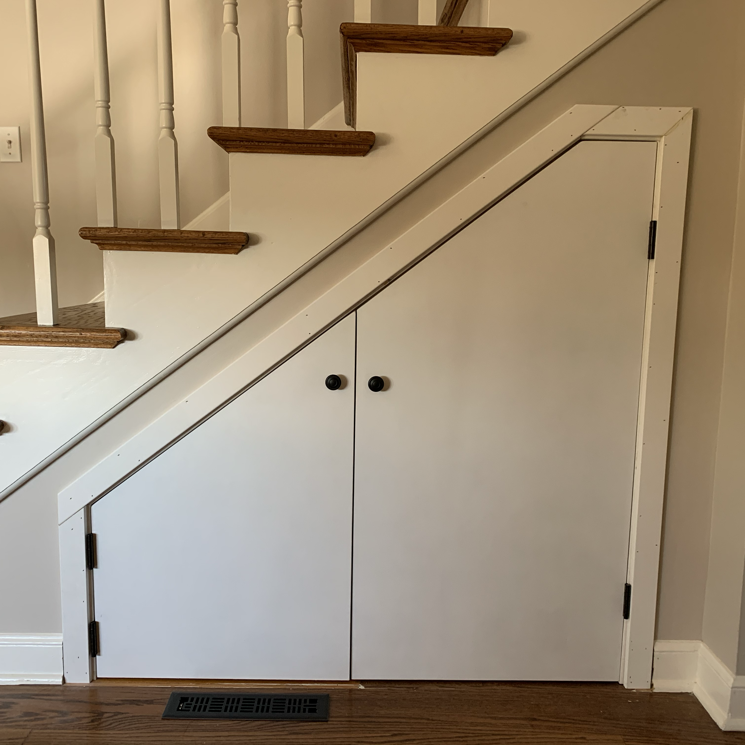 Design+Build: New Custom Staircase Doors 