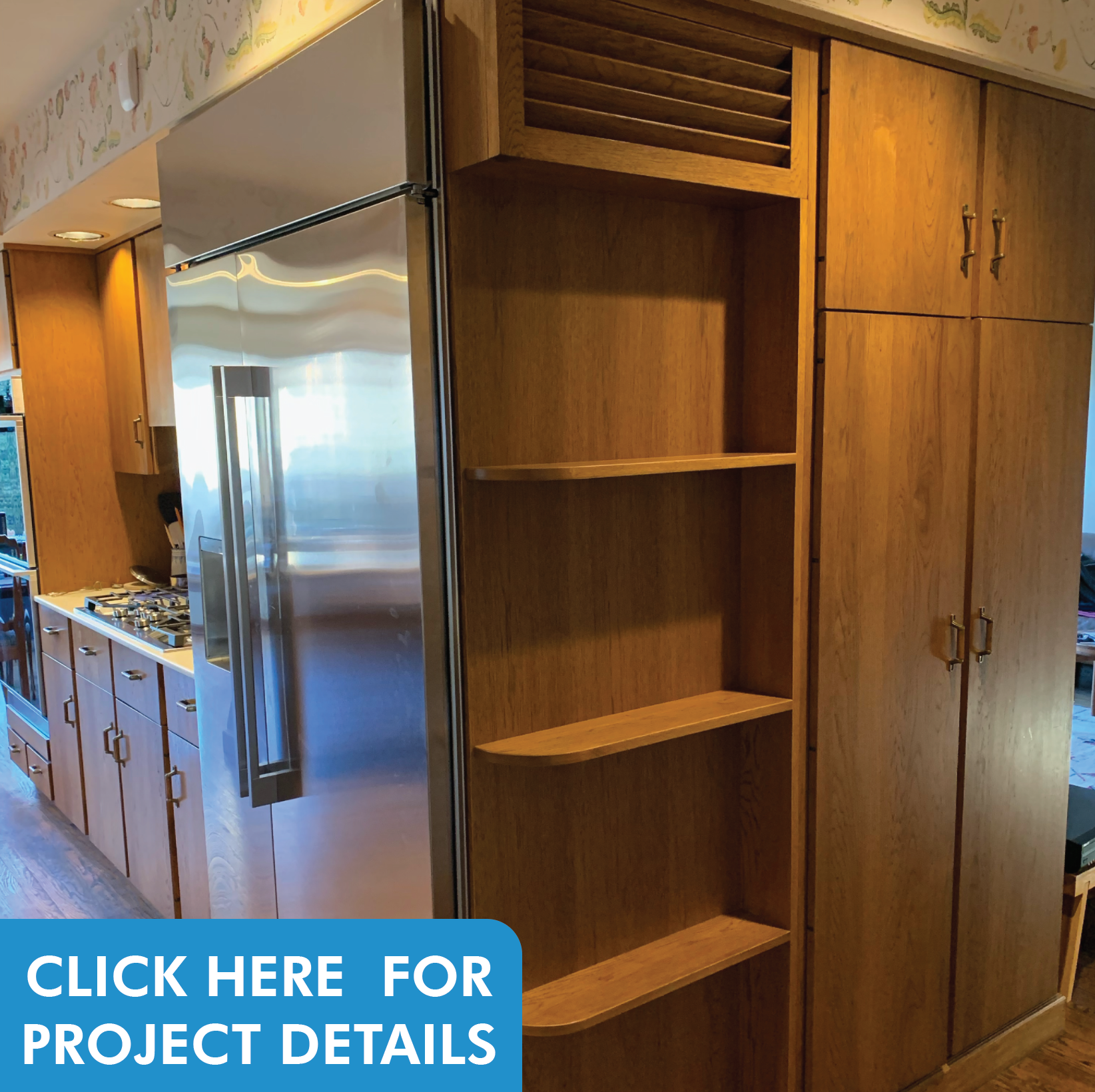 Design+Build: Custom Kitchen Shelf Nook