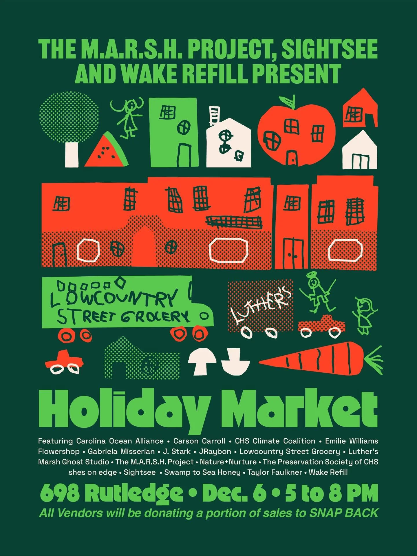 I am super excited to share a table with my friend @marshghoststudio at this Saturday&rsquo;s @marsh_project holiday market! So many great vendors will be there and I hope you will come by even if it&rsquo;s just for a hug - and also as a bonus, for 