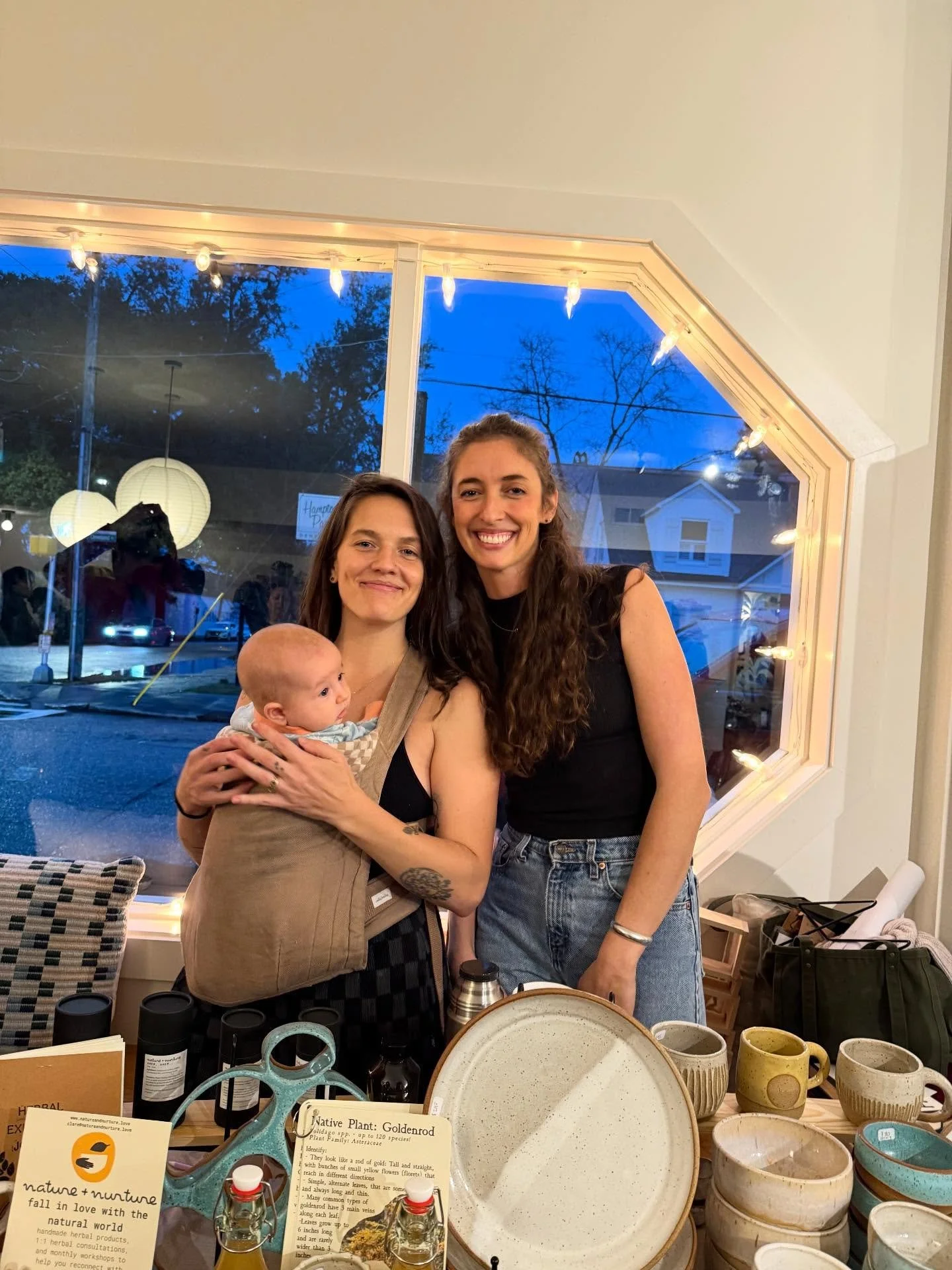 Thank you @marsh_project , @sightseeshop , @wakerefill and everyone who came out for a great holiday market! Thanks to @marshghoststudio for sharing a table and making herbs look so good next to your beautiful pottery! I&rsquo;m excited to keep the h