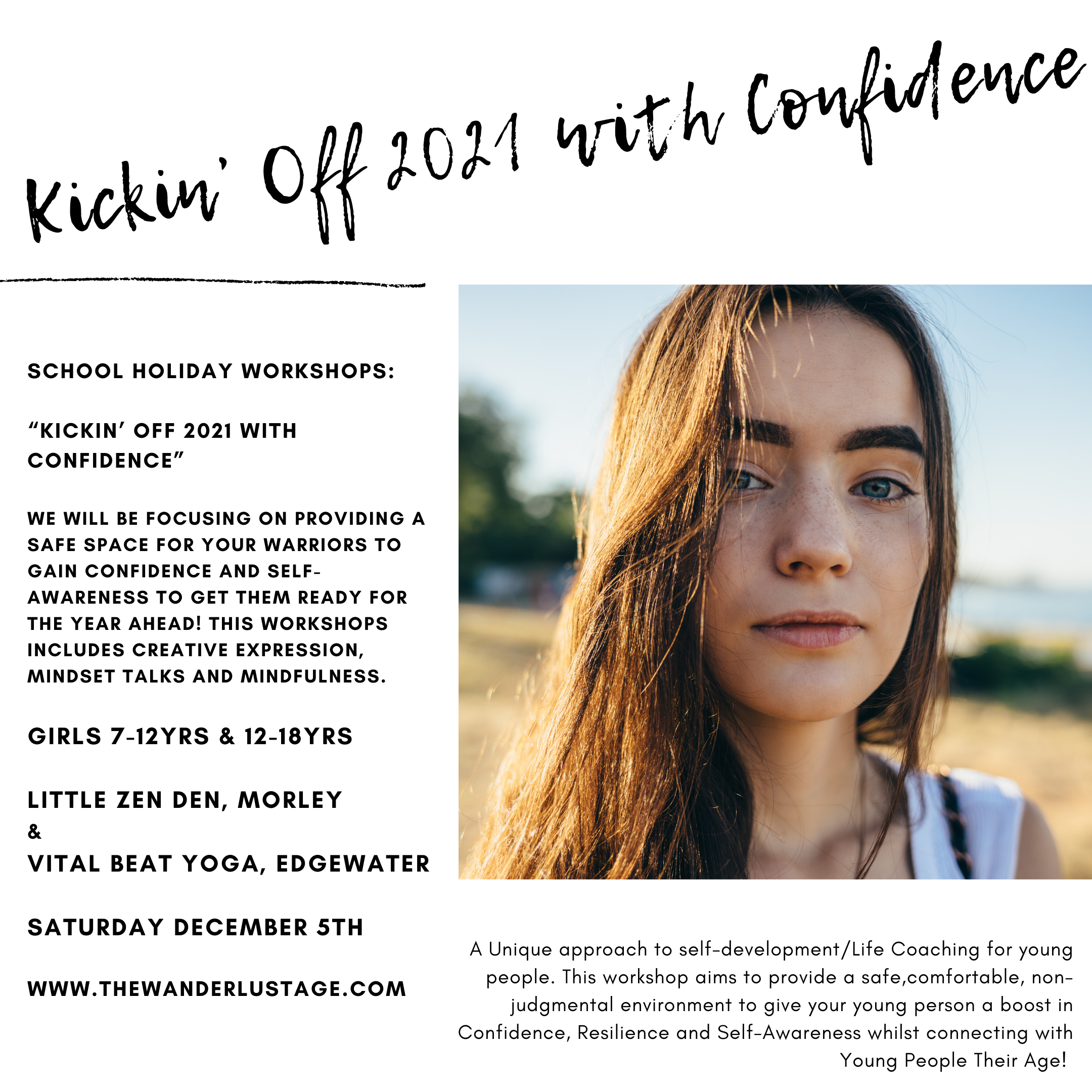 Wanderlust Warriors School Holiday Workshops (Warriors 12-18yrs ) Embodied Co. Morley