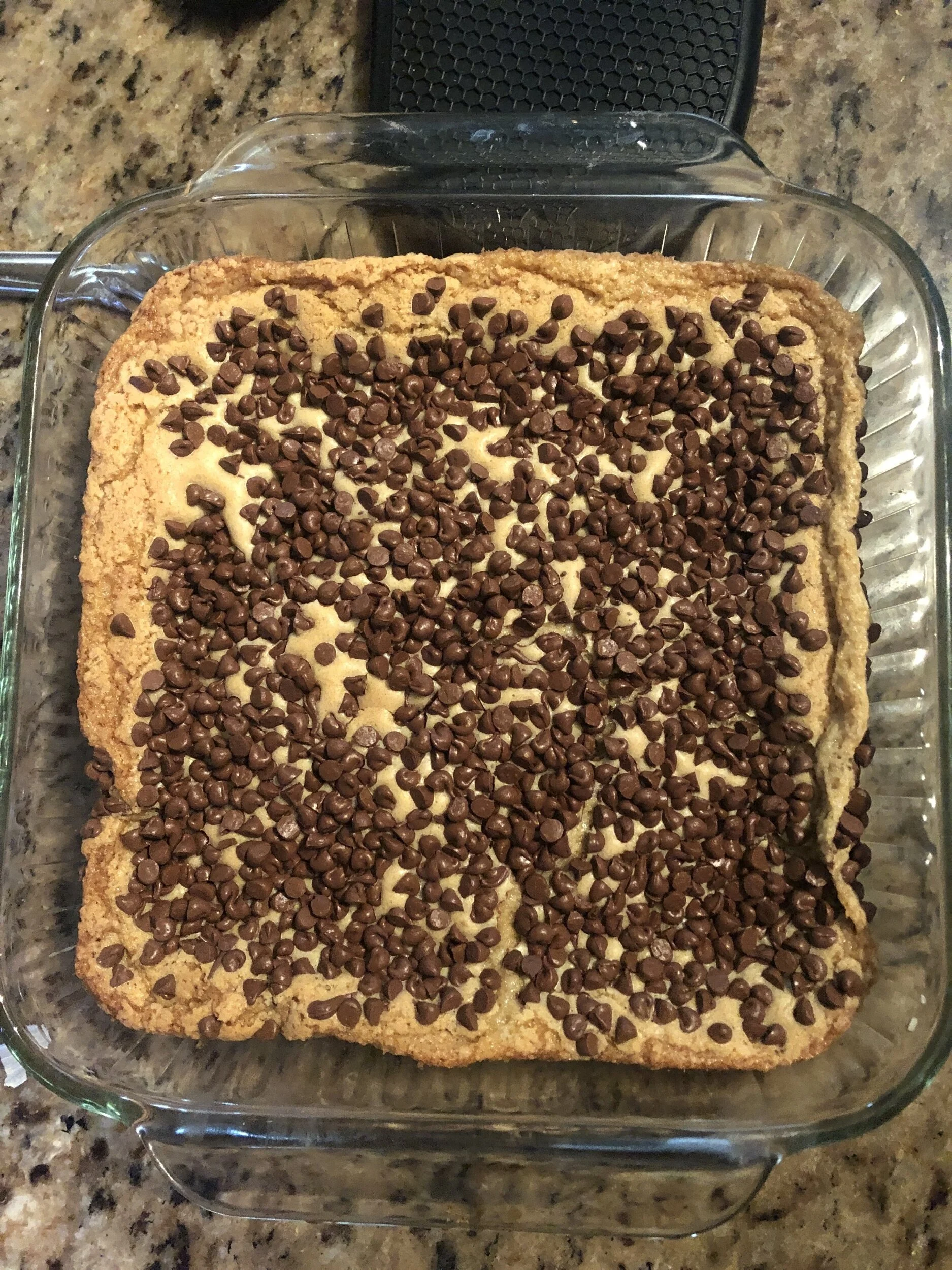 Emily's baked blonde brownies