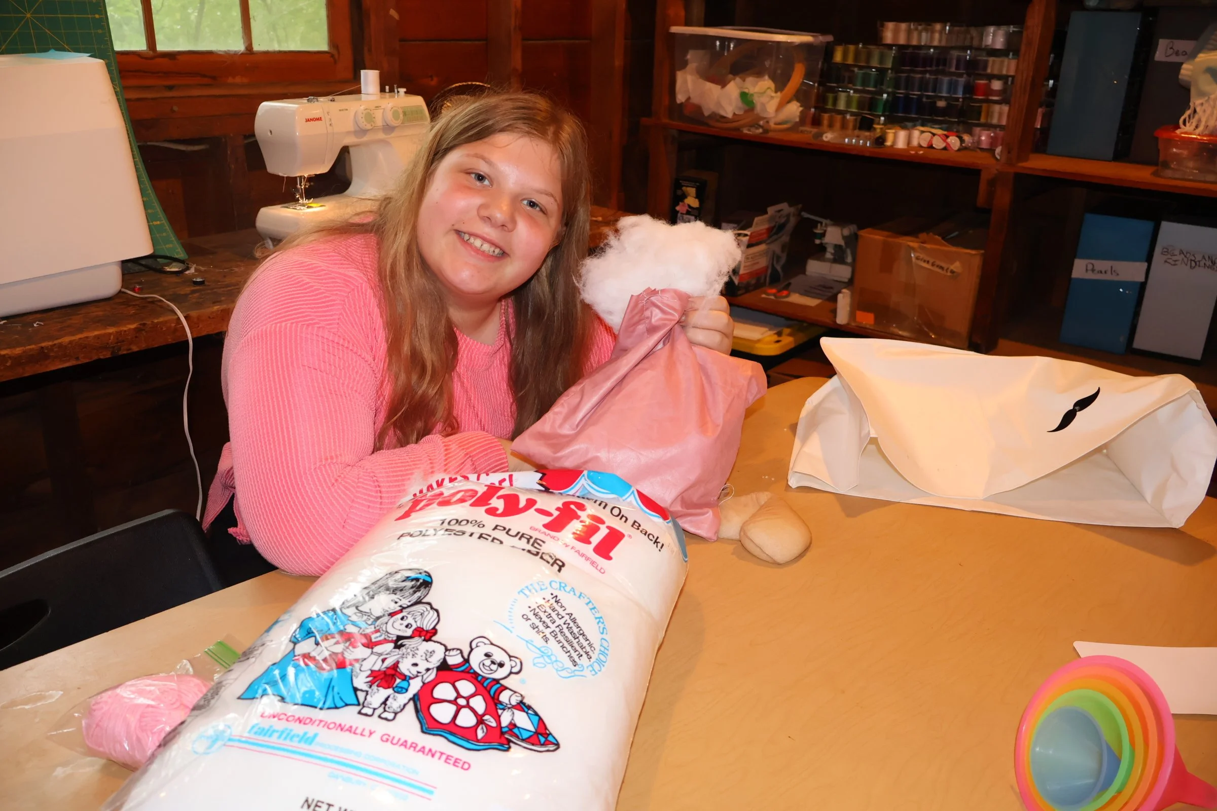 Hand sewing pillows