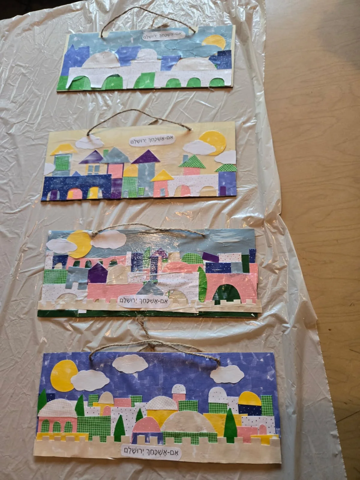 Yerushalayim-inspired decoupage